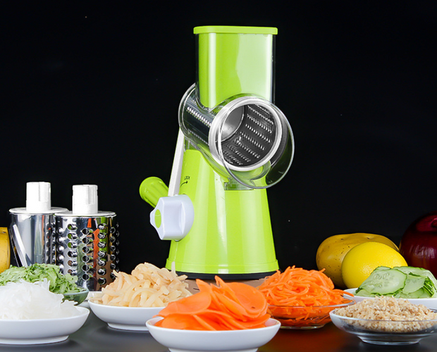 Kitchen Accessories Multifunctional Round Mandoline Potato Slicer