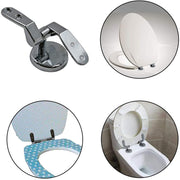 Bathroom Zinc Alloy Toilet Lid Hinge With Screw