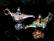 Arabian Genie Oil Lamp Container Decor