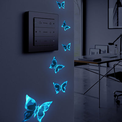 Blue Luminous Small Butterfly Bedroom Living Room