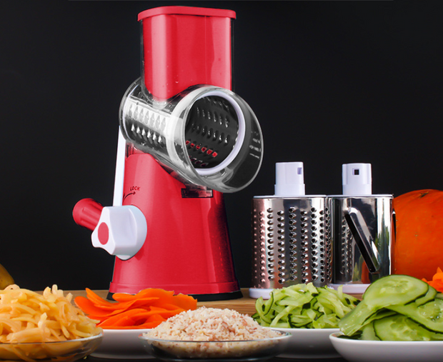 Kitchen Accessories Multifunctional Round Mandoline Potato Slicer