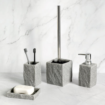 Bathroom Accessories Set Imitati Granite Resin